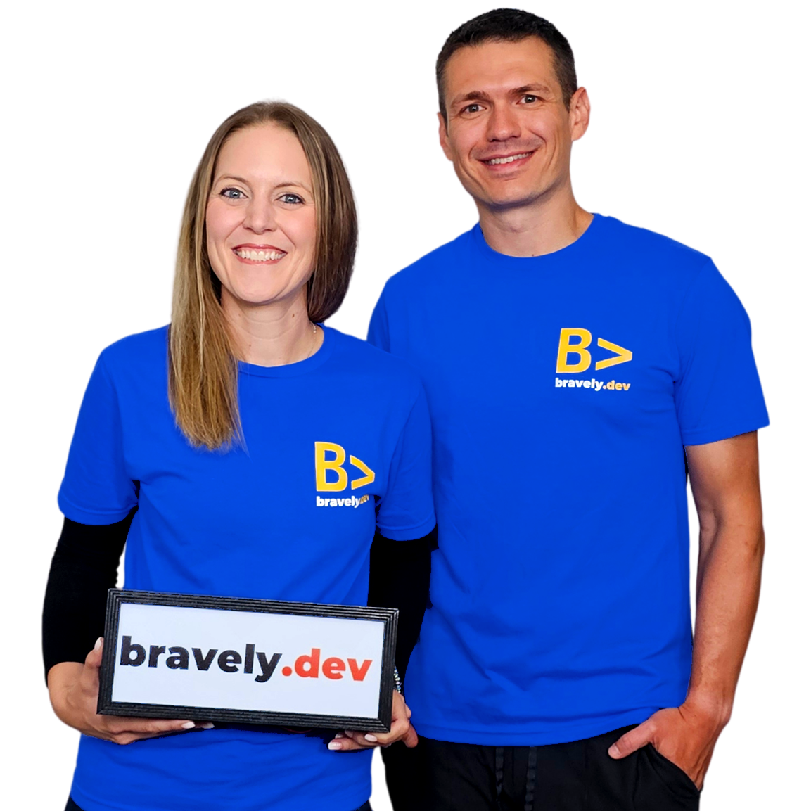 Jeff and Katy Schiesser, founders of Bravely Studios